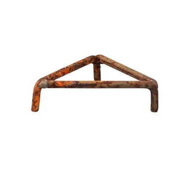 Jern fod trekantet 6x2 cm rust